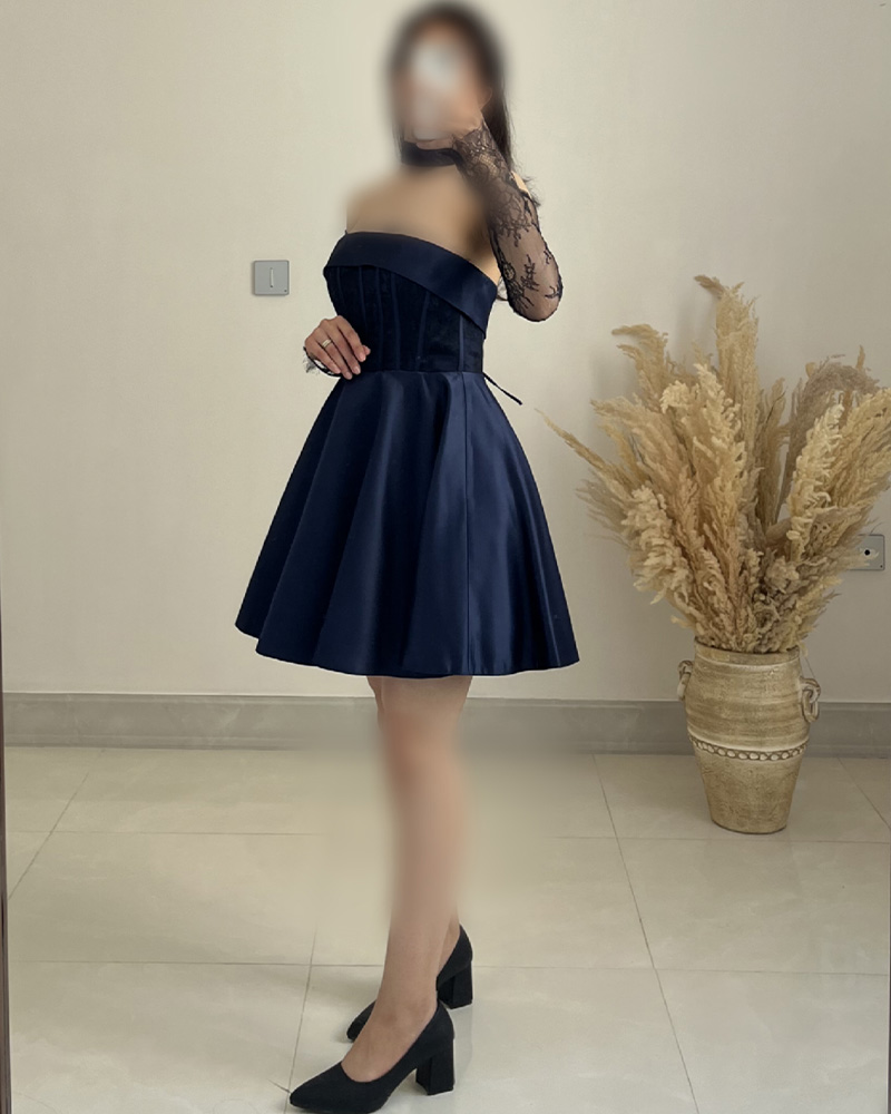 پیراهن زنانه کوتاه عروسکی خوش دوخت