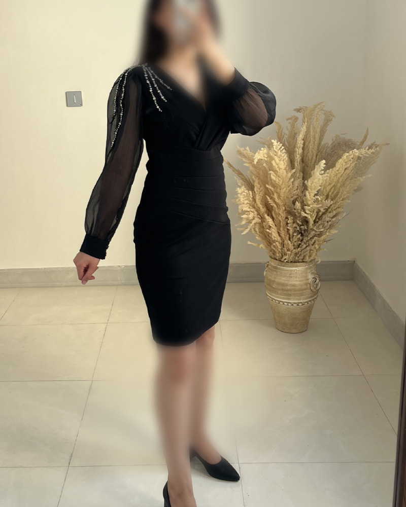 پیراهن زنانه کوتاه لاکچری
